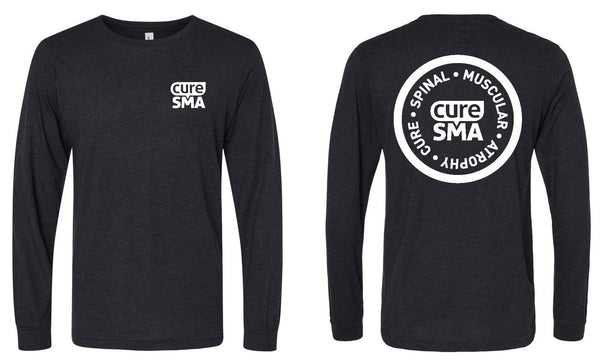 Cure SMA Black Long Sleeve Circle Tee