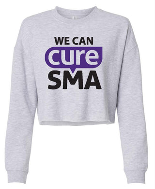 We Can Cure SMA Cropped Crewneck Sweatshirt