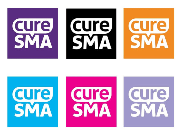 Cure SMA Square Sticker Pack