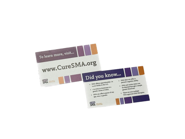 Cure SMA Fact Cards (Pack of 25)